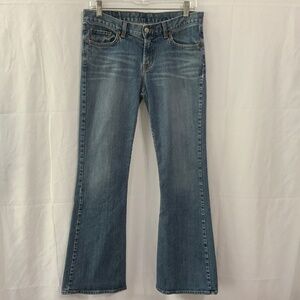 Lucky Brand Gene Montesano Blue Denim Flare Bell Stretch USA Style #81LQ070 8/29